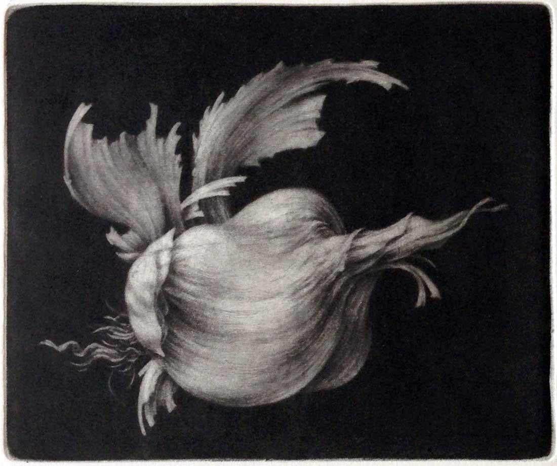 Konstantin Chmutin Still-Life Print - Flight of the Elephant Garlic