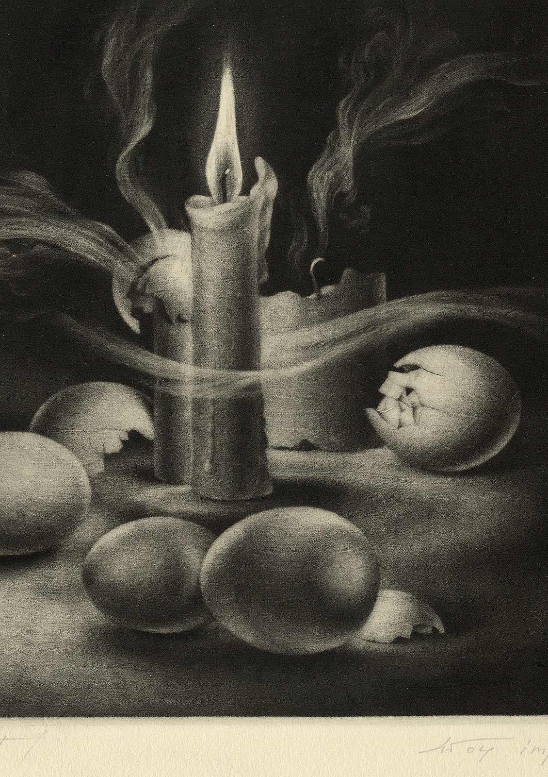 Shells 8 / Battle By Candlelight - Contemporary Print by Konstantin Chmutin