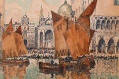 Konstantin Gorbatov View of Piazza San Marco Russian Artist