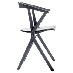 Konstantin Grcic B Chair Black Leather for Bd Barcelona