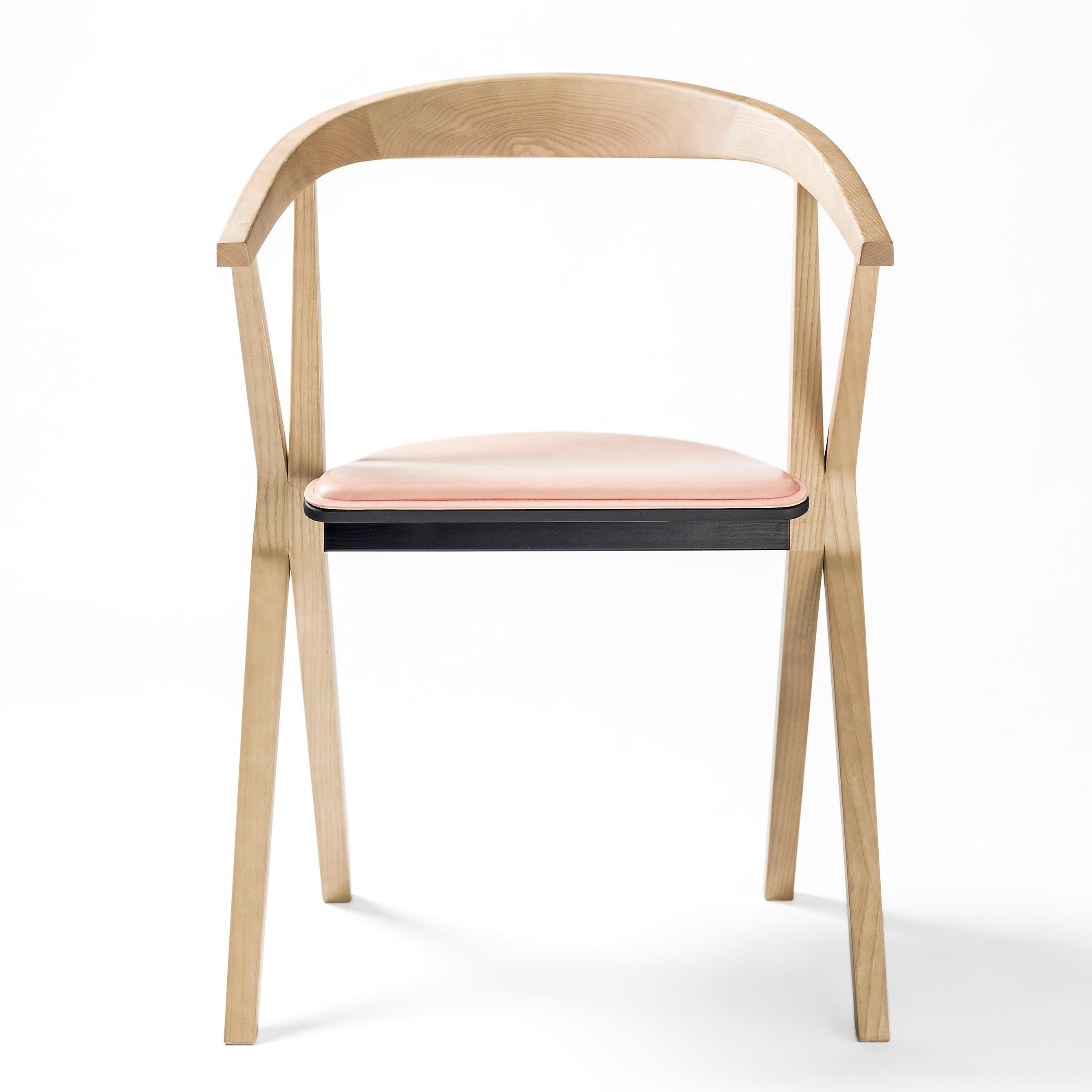 Modern Konstantin Grcic B Chair, Leather Upholstery for BD Barcelona For Sale