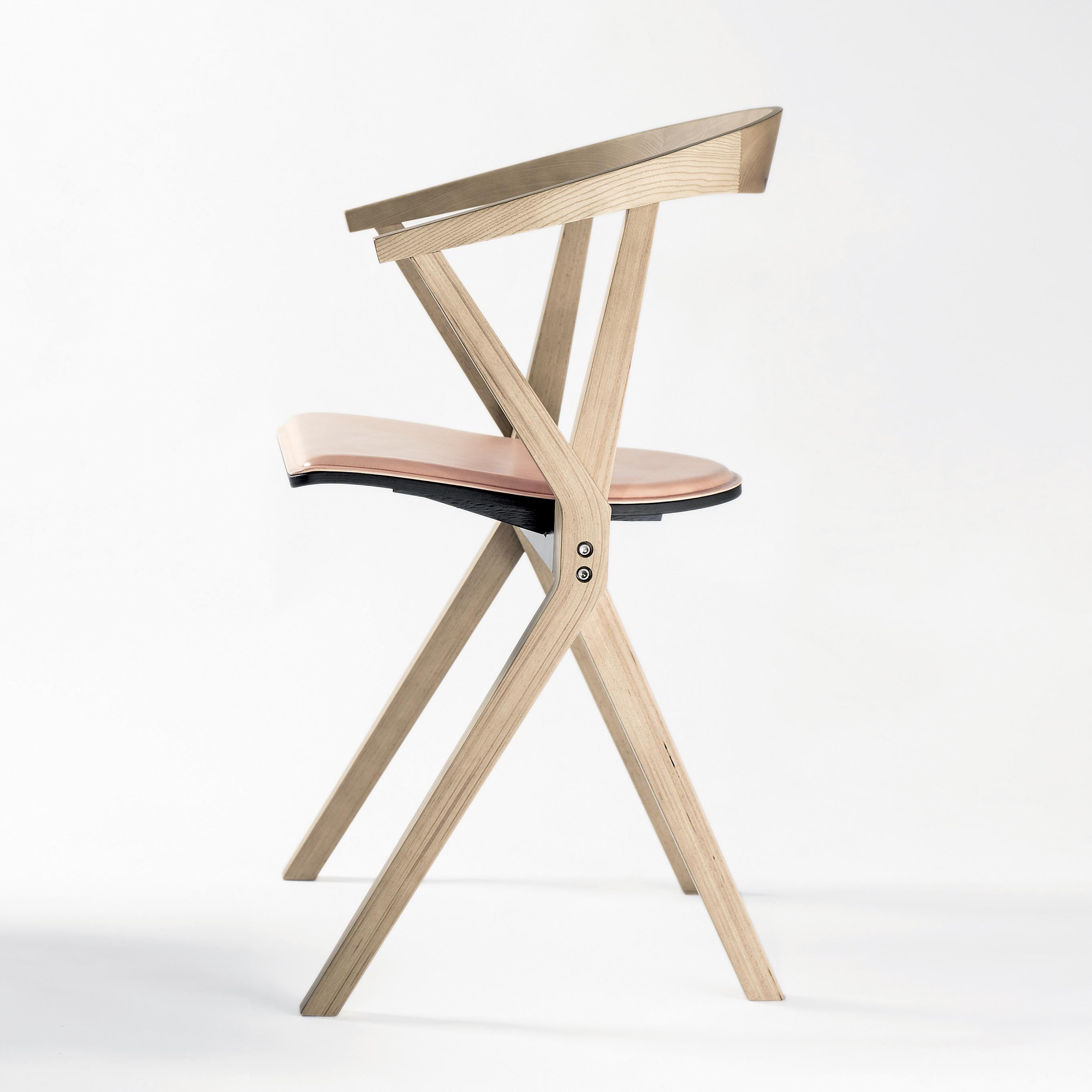 Konstantin Grcic B Chair, Leather Upholstery for BD Barcelona 1