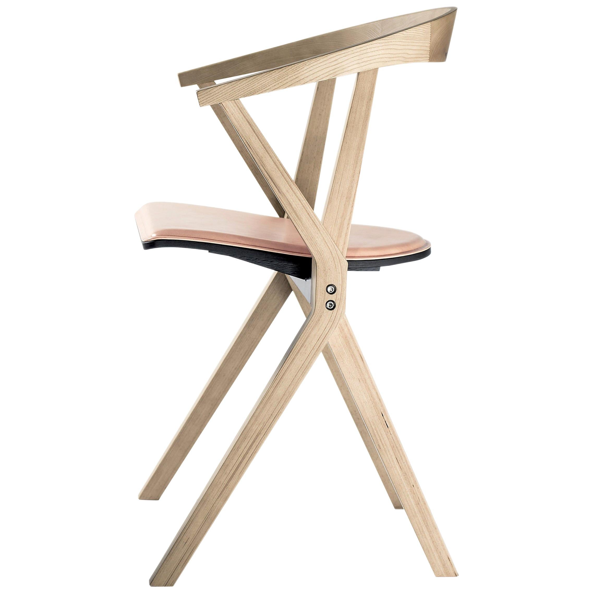 Konstantin Grcic B Chair, Leather Upholstery for BD Barcelona For Sale