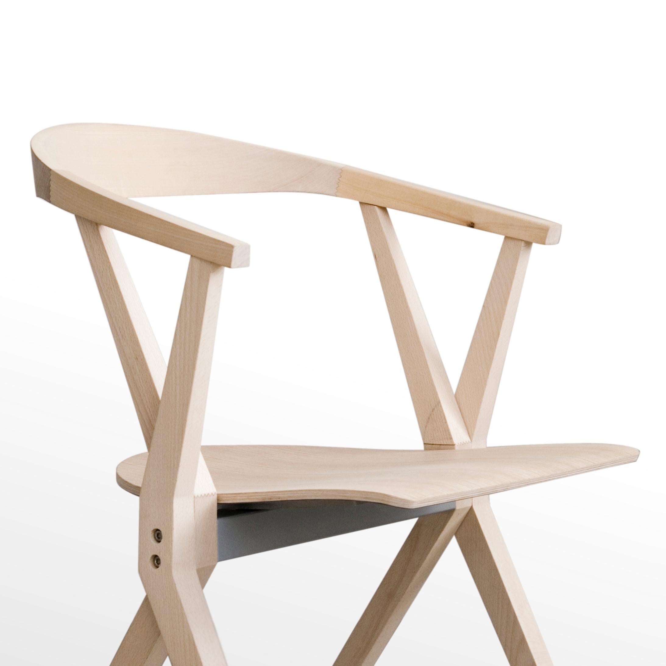 Modern Konstantin Grcic B Chair Nature for Bd Barcelona For Sale