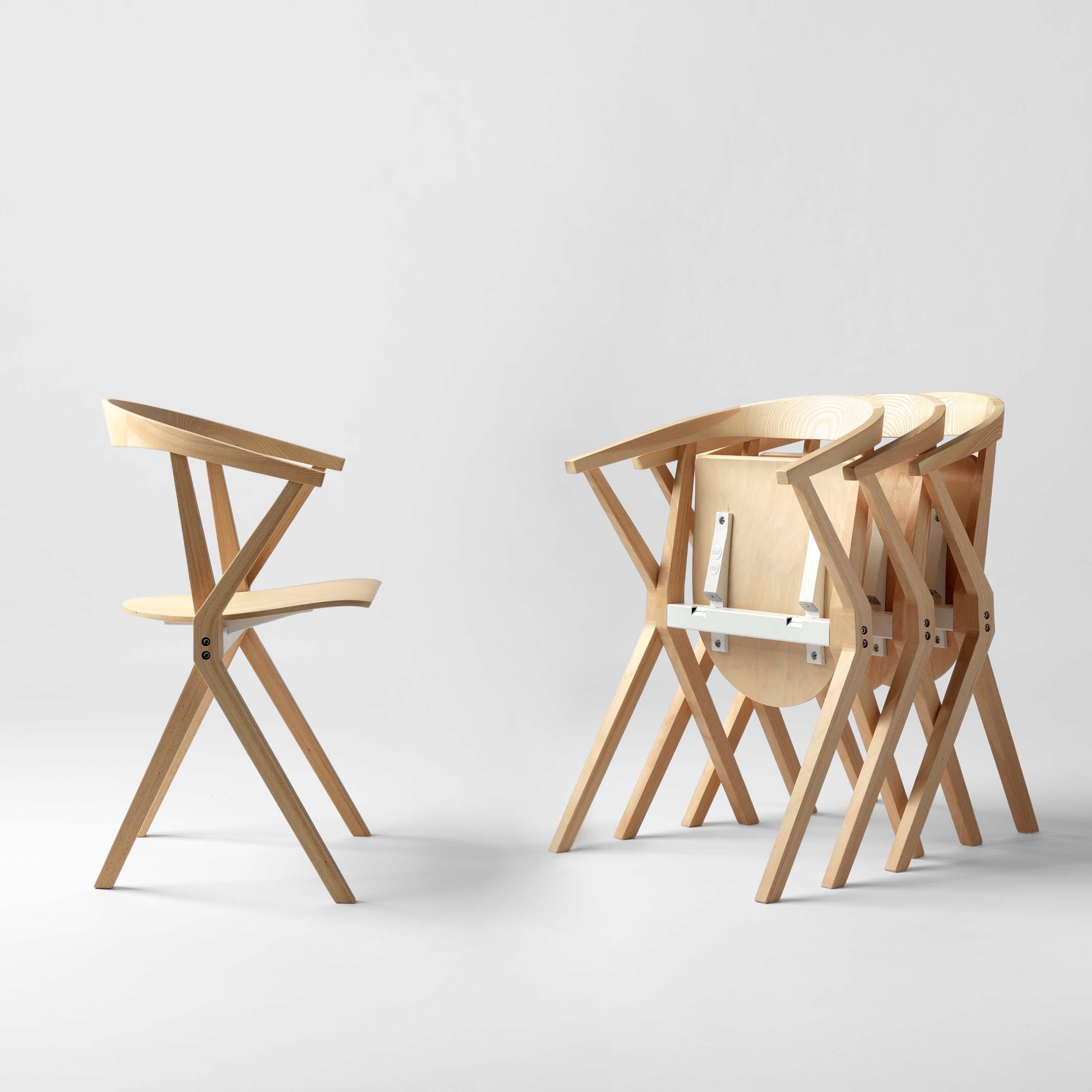 Wood Konstantin Grcic B Chair Nature for Bd Barcelona For Sale