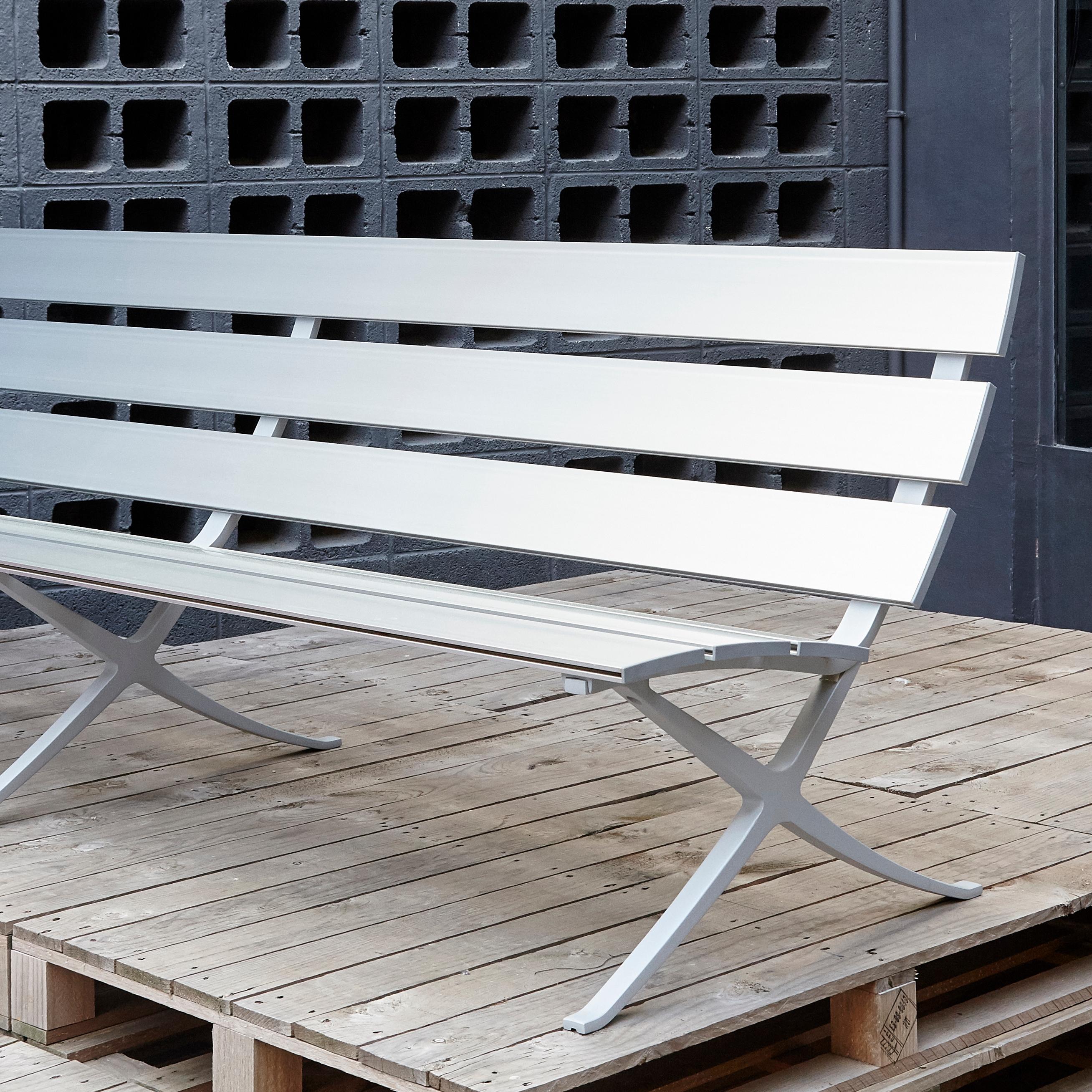 Modern Konstantin Grcic Contemporary Aluminium Bench 'B' for BD Barcelona
