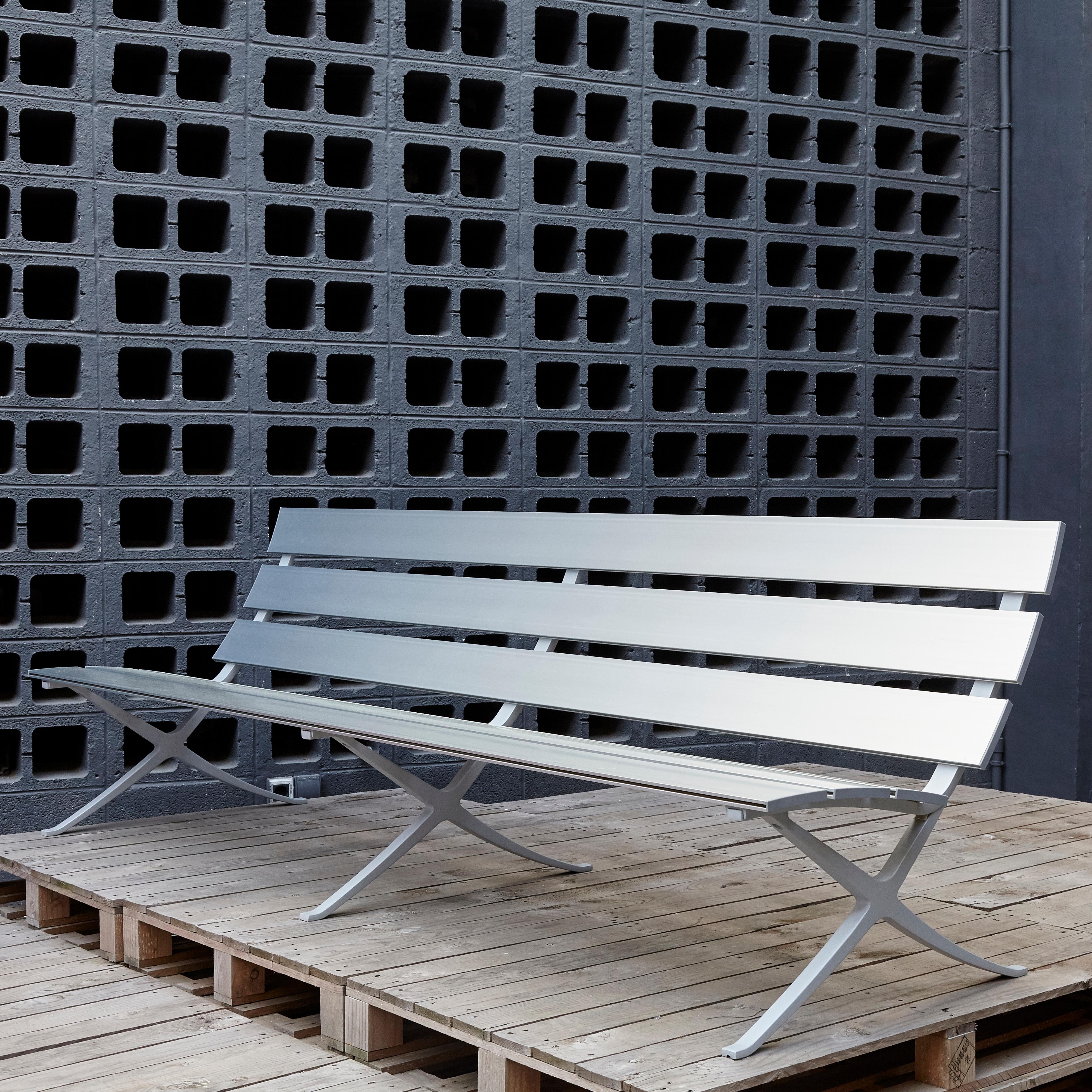 Aluminum Konstantin Grcic Contemporary Aluminium Bench 'B' for BD Barcelona