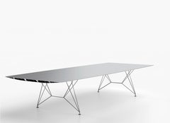 Table contemporaine en aluminium Konstantin Grcic B-150 de Bd Barcelona ENVIOS