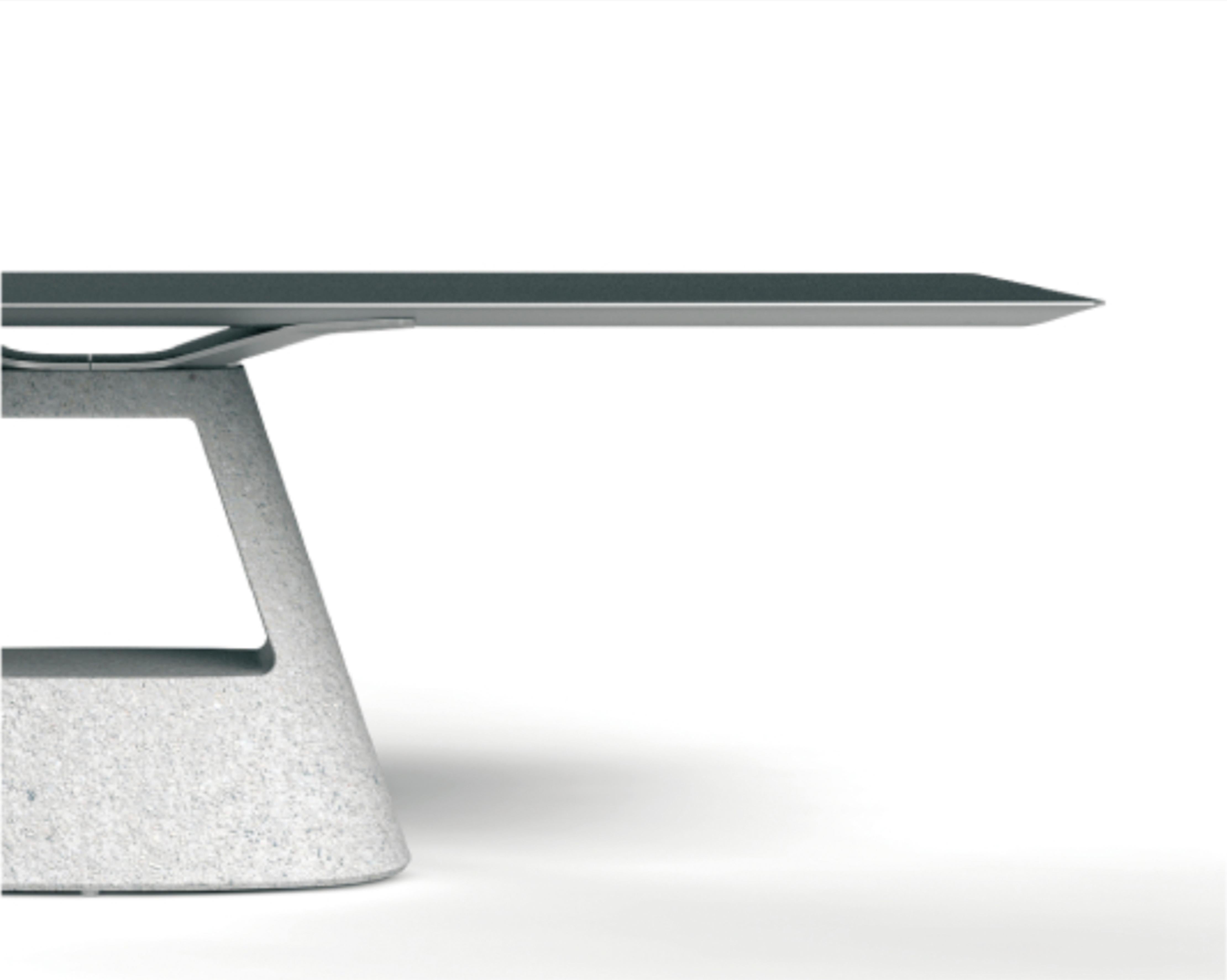 Mid-Century Modern Konstantin Grcic Contemporary B-150 Aluminum Table by BD Barcelona For Sale