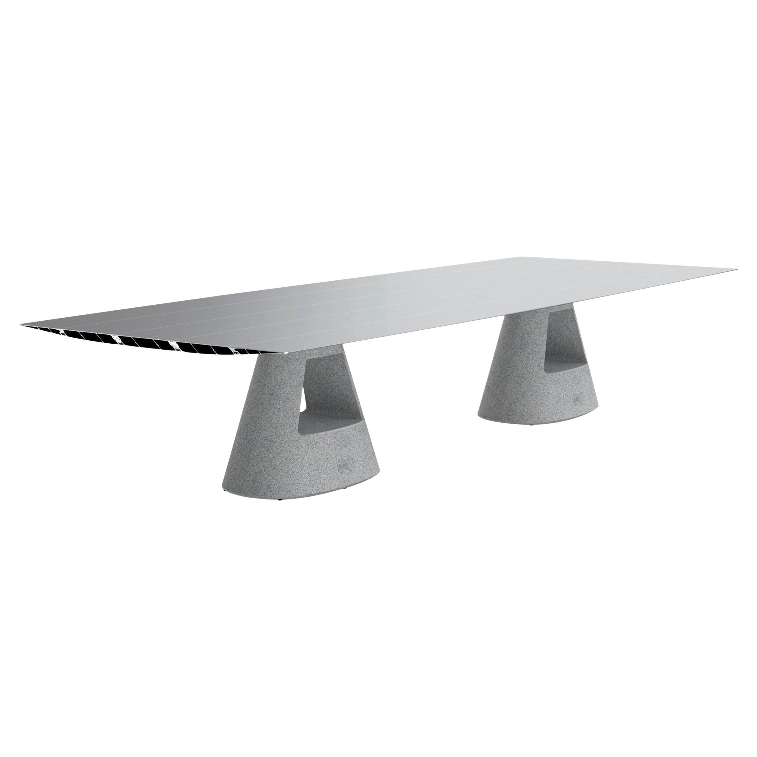 Table contemporaine en aluminium Konstantin Grcic B-150 de BD Barcelona