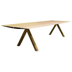 Konstantin Grcic, Contemporary Laminated Aluminium Wood Legs 360 Large B Table