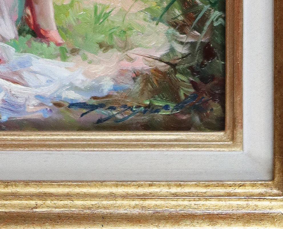 Eleganter Akt in einem Rosengarten 1 1
