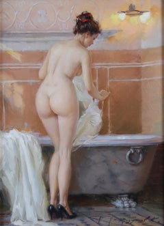 Femme nue au bain