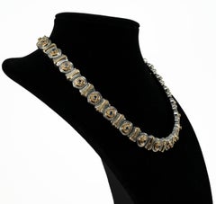 Konstantino Collier en or jaune 18 carats et argent sterling avec spinelle bleu synthétique