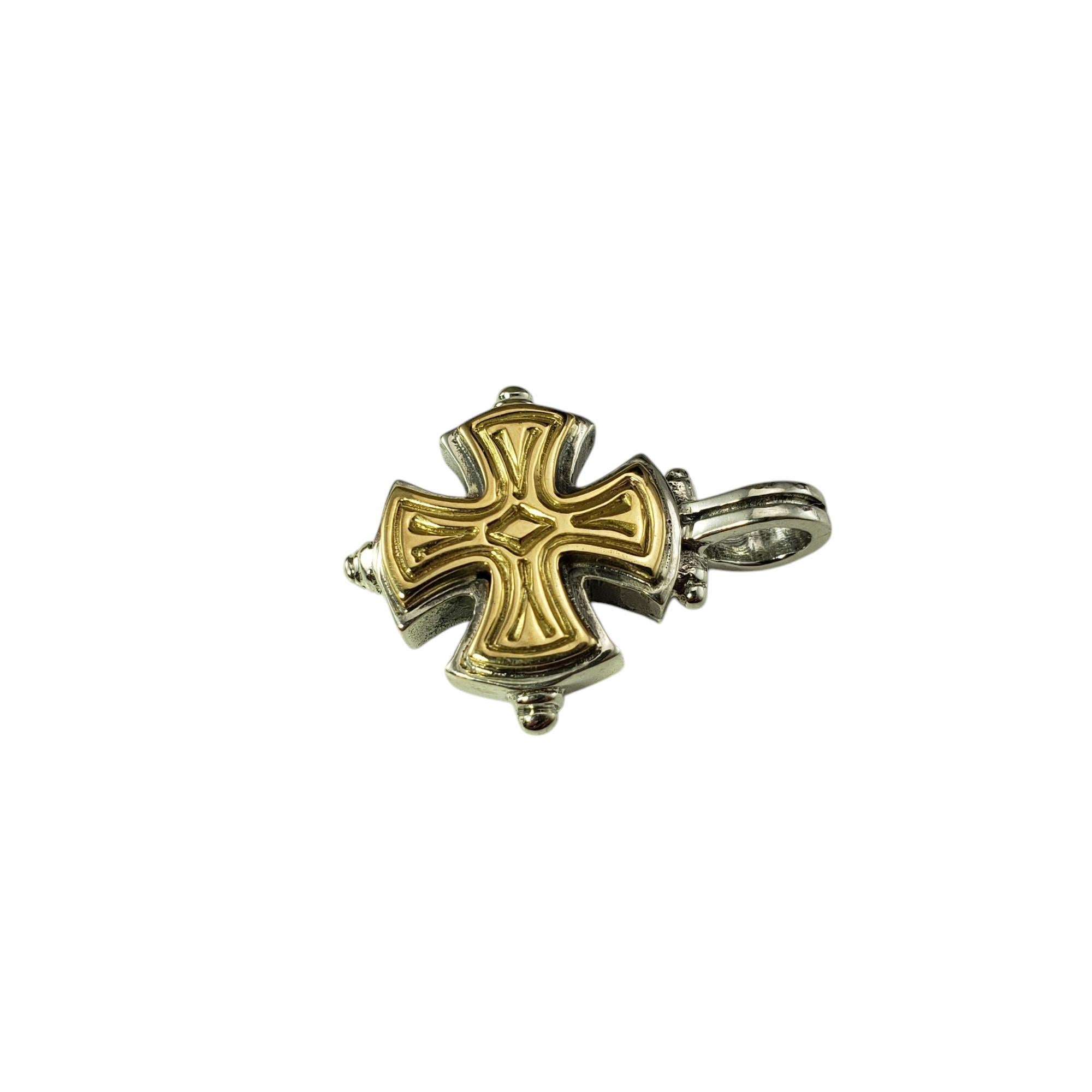 Konstantino 18K Yellow Gold and Sterling Silver Byzantine Cross Pendant-

This elegant pendant is crafted in beautifully detailed sterling silver and 18K yellow gold by Konstantino, whose pieces are renowned for their intricate craftsmanship.

Size: