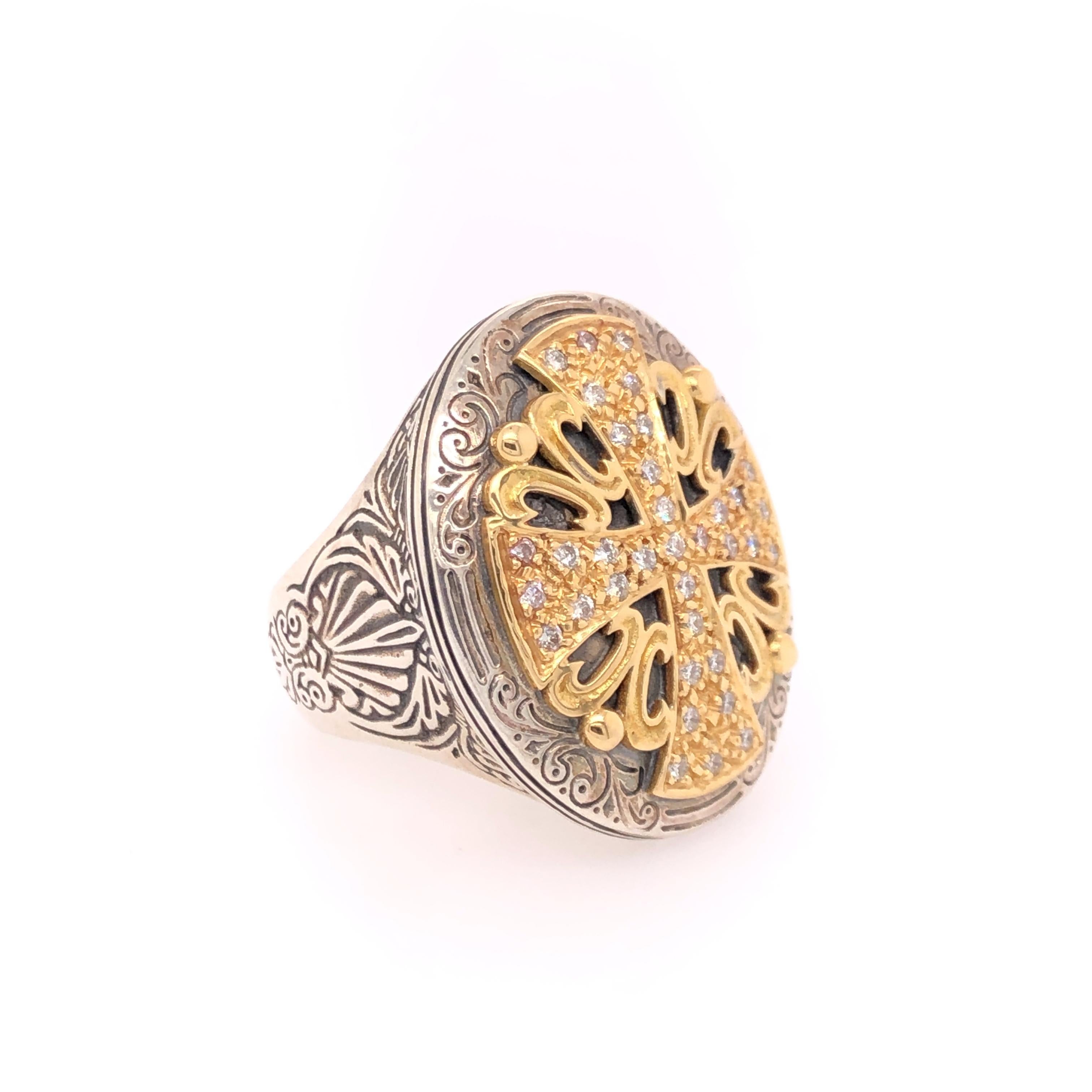 konstantino cross ring