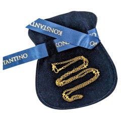 Konstantino Flamenco Cross Chain Necklace In Gold