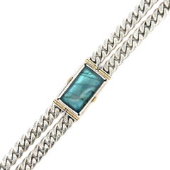 Konstantino Bracelet en labradorite Argent et or 18K