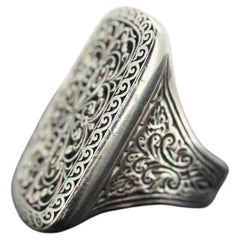 KONSTANTINO RING. Schwerer Siegelring aus Sterlingsilber Konstantino Kollektion