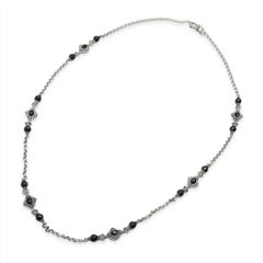 Konstantino Halskette aus Sterlingsilber mit schwarzem Onyx
