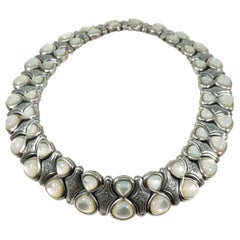 Konstantino Sterling Silver Mother-of-pearl Shell Necklace