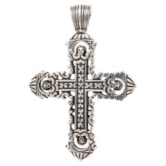 Konstantino Sterling Silver Pendant Cross for a Necklace
