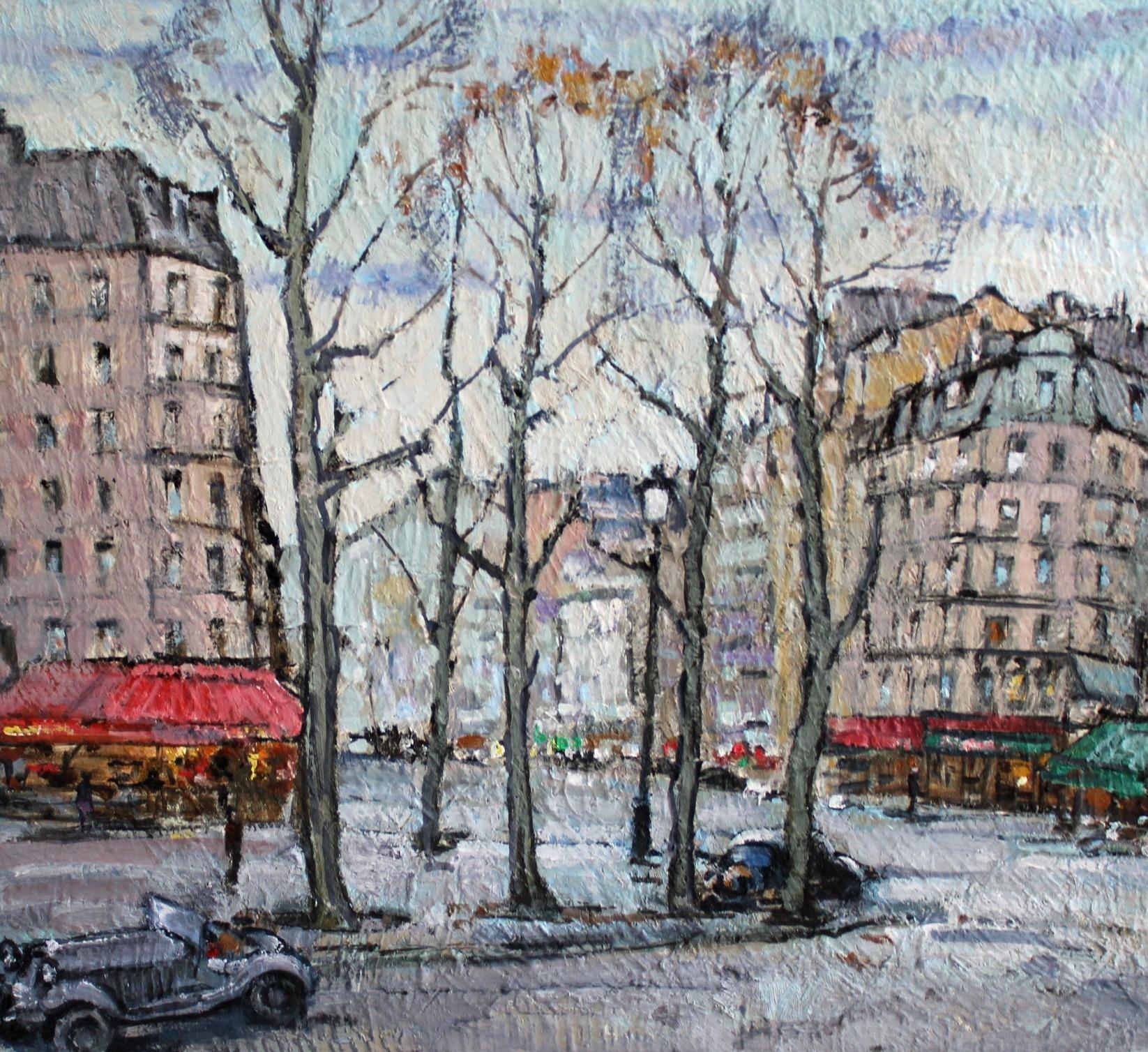 Constantin Kluge est un peintre français d'origine russe, surtout connu pour ses scènes naturalistes de Paris et de la campagne française. Kluge est né d'une riche famille de militaires le 29 janvier 1912 à Riga, en Lettonie, qui était alors une