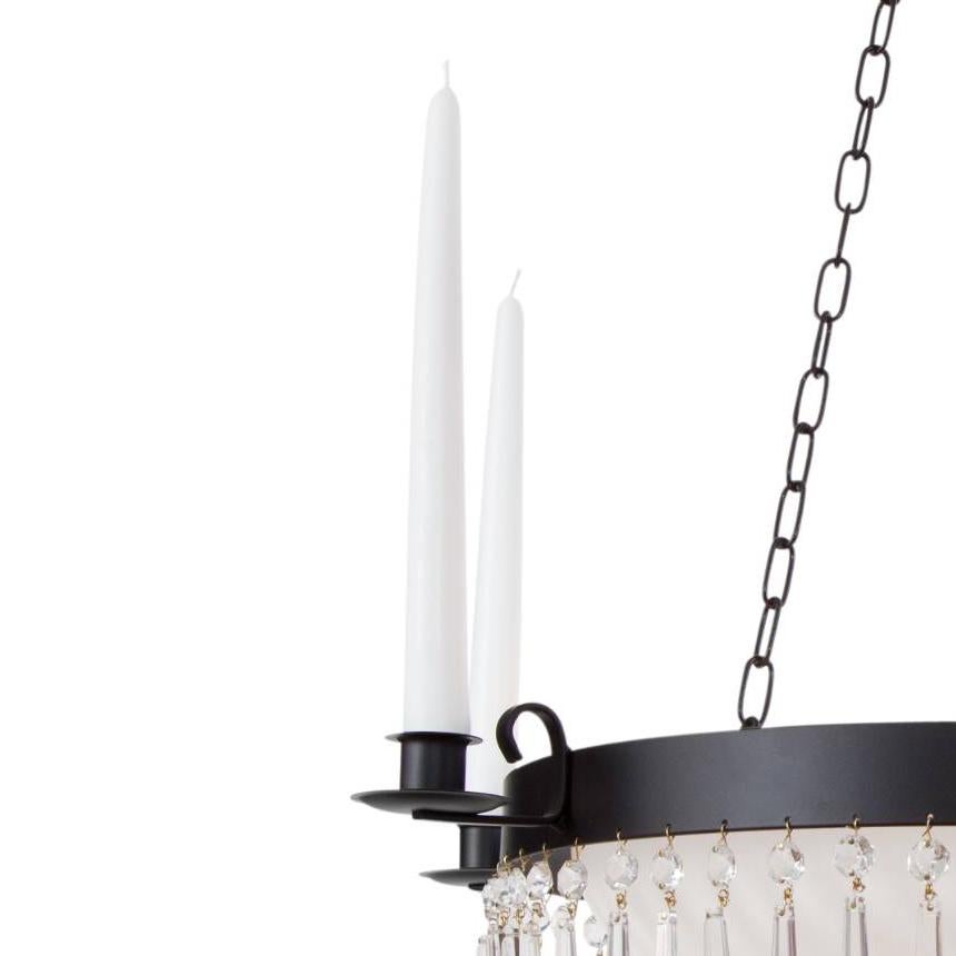 Swedish Konsthantverk Bergsman Black Ceiling Lamp For Sale