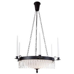 Konsthantverk Bergsman Black Ceiling Lamp