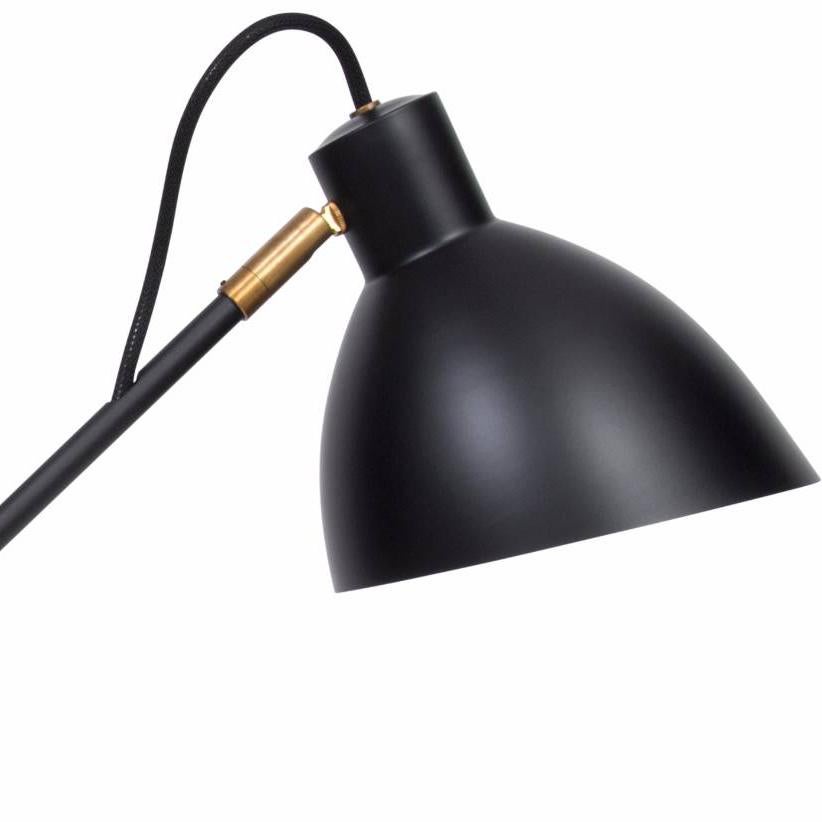 Scandinave moderne Lampe de table noire Konsthantverk Kh#1 en vente