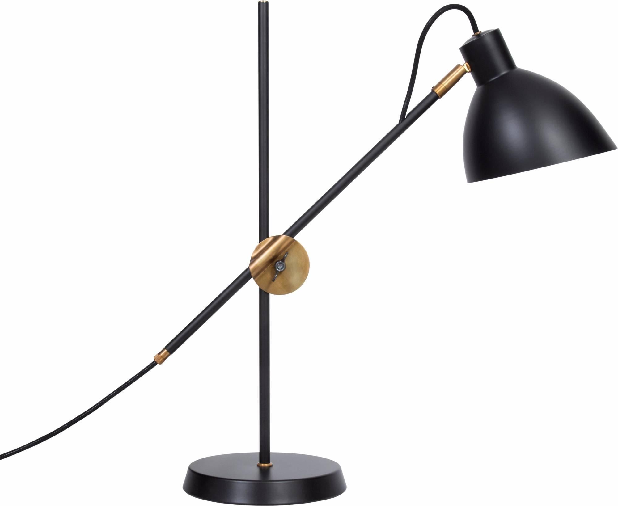 XXIe siècle et contemporain Lampe de table noire Konsthantverk Kh#1 en vente