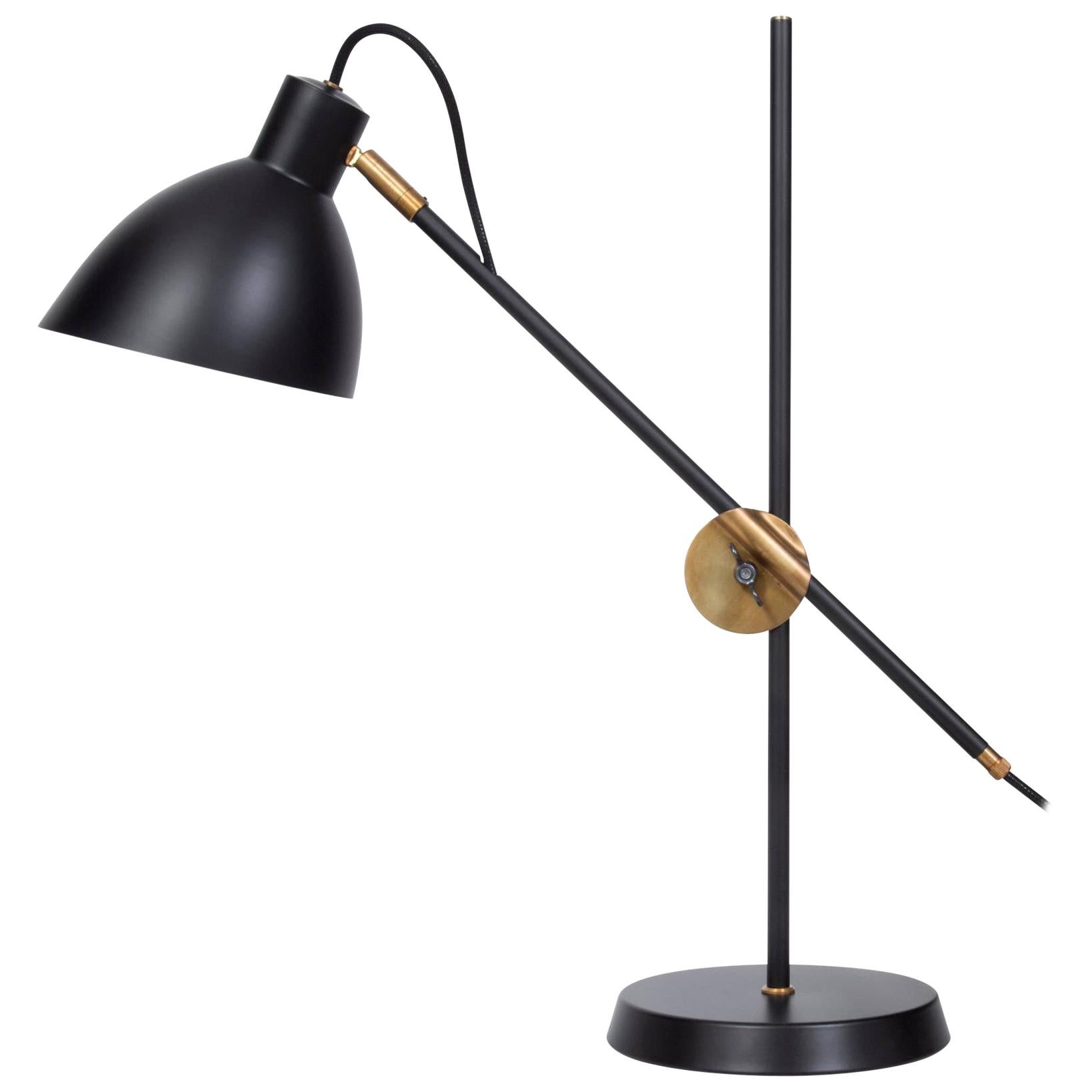 Konsthantverk Black Table Lamp KH#1