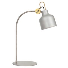 Konsthantverk Bolb Table Lamp, Metal & Wood, Mid-Century Modern