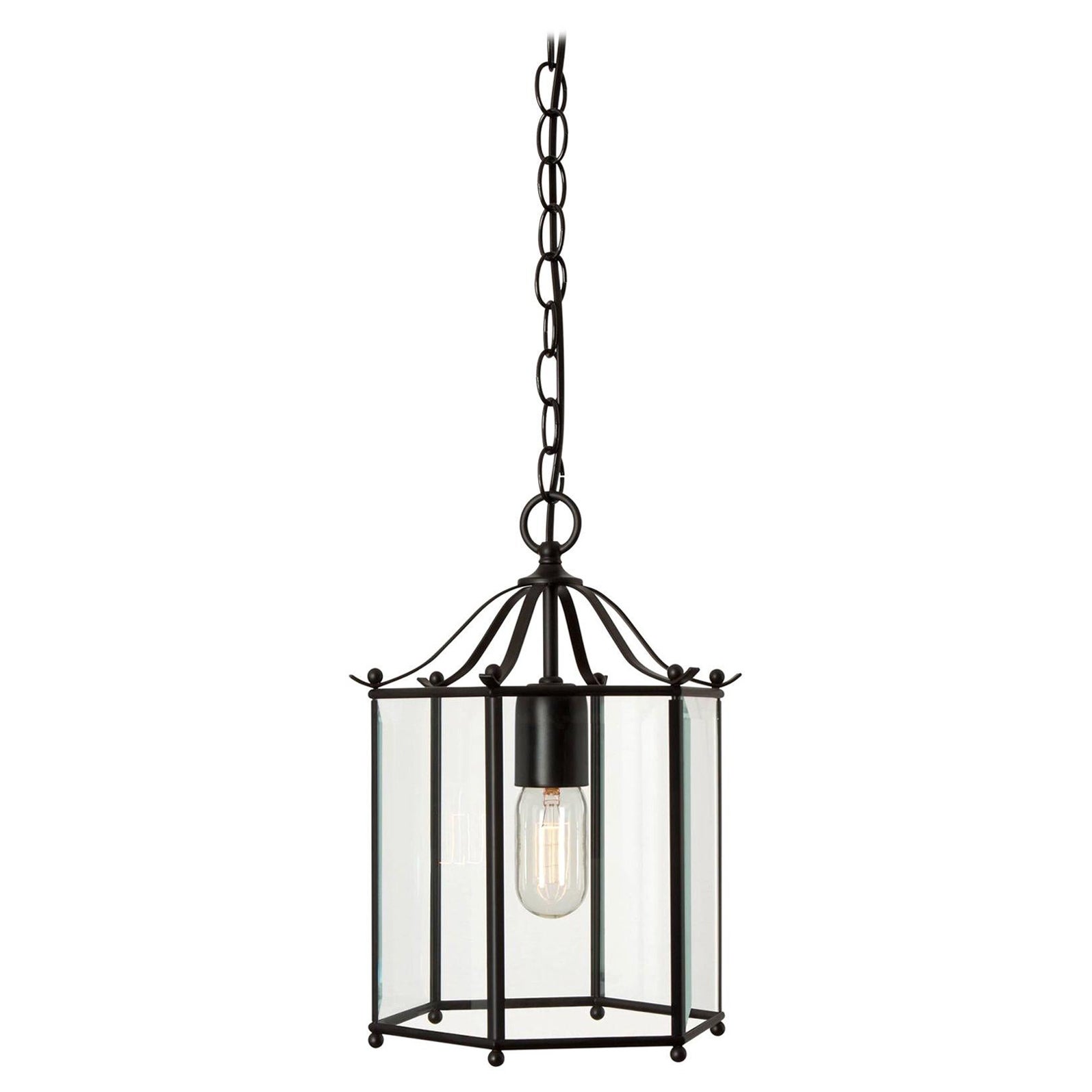 Konsthantverk Glimminge Black Brass Ceiling Lamp by Step