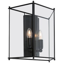 Konsthantverk Glimminge Black Large Wall Lamp