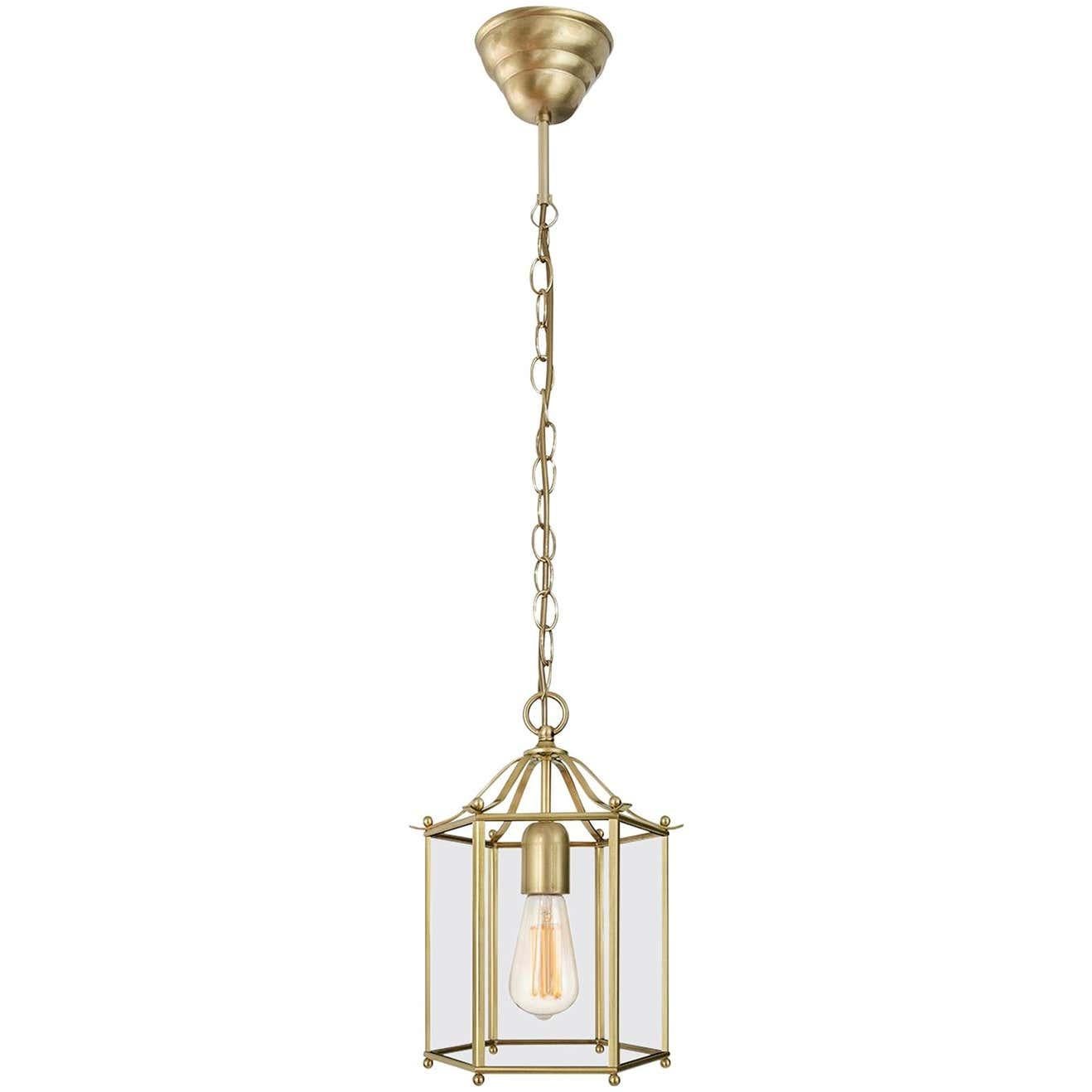 Contemporary Konsthantverk Glimminge Brass Ceiling Lamp For Sale