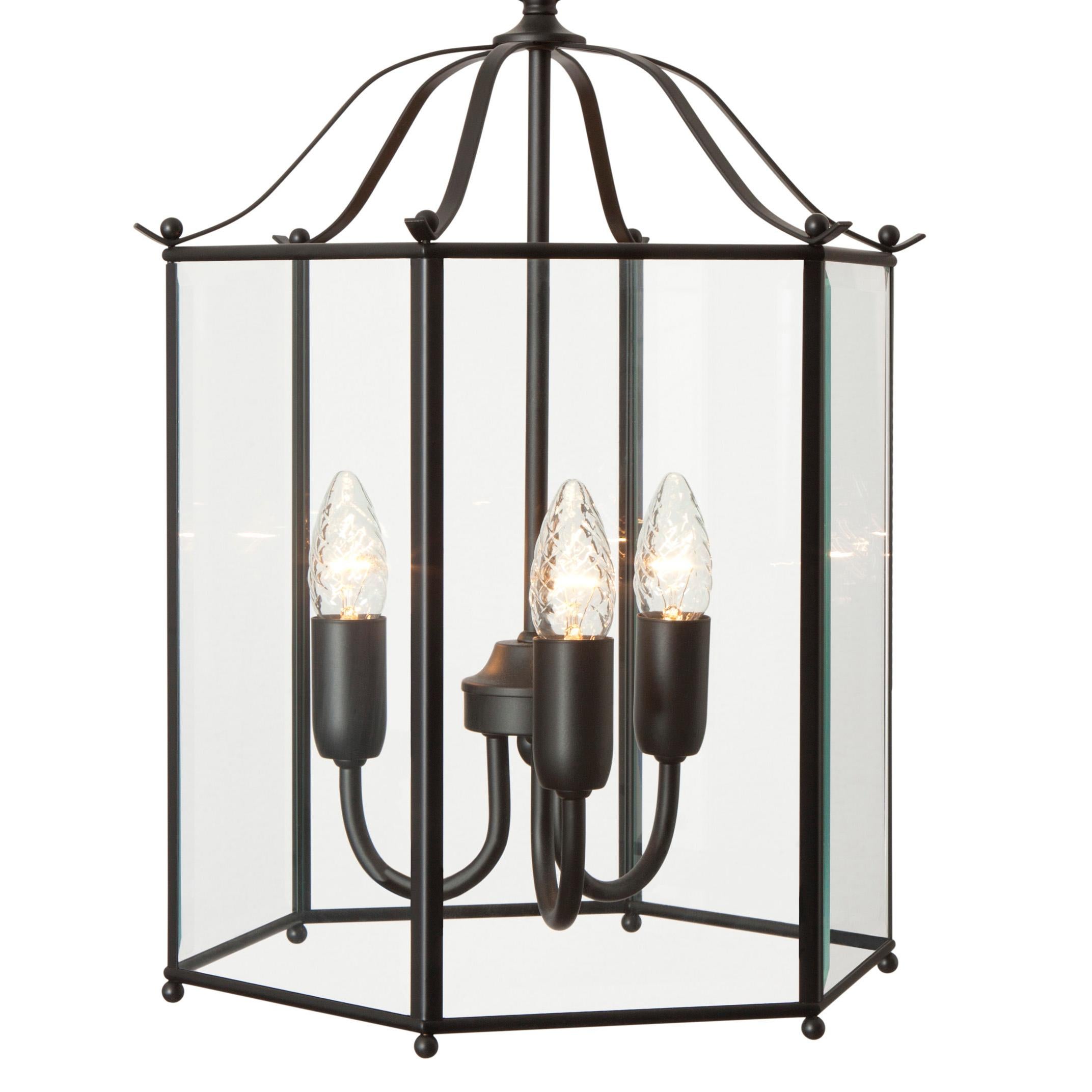 Scandinavo moderno Lampada da soffitto Konsthantverk Glimminge Large a 3 bracci in ottone nero in vendita