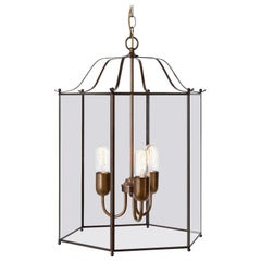 Konsthantverk Glimminge Large 3 Arms Oxideized Brass Ceiling Lamp