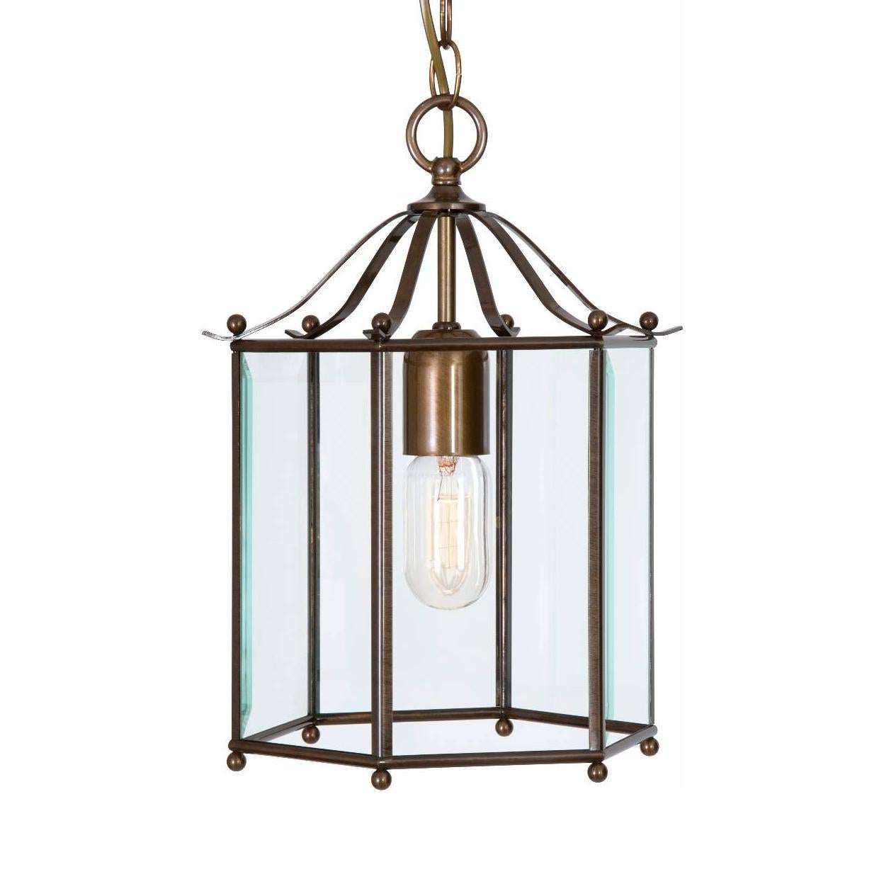 Scandinavian Modern Konsthantverk Glimminge Oxidized Brass Ceiling Lamp For Sale
