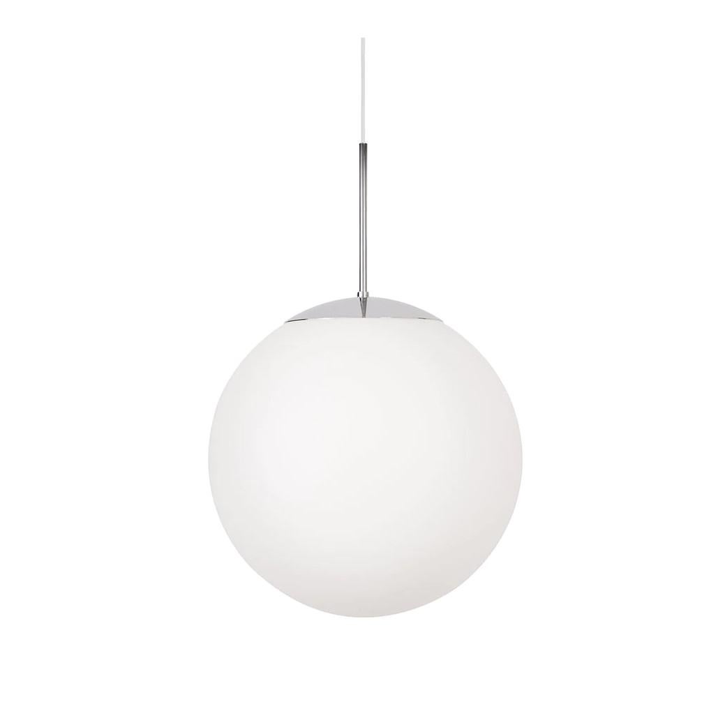 Scandinavian Modern Konsthantverk Glob Chrome D20 Ceiling Lamp For Sale