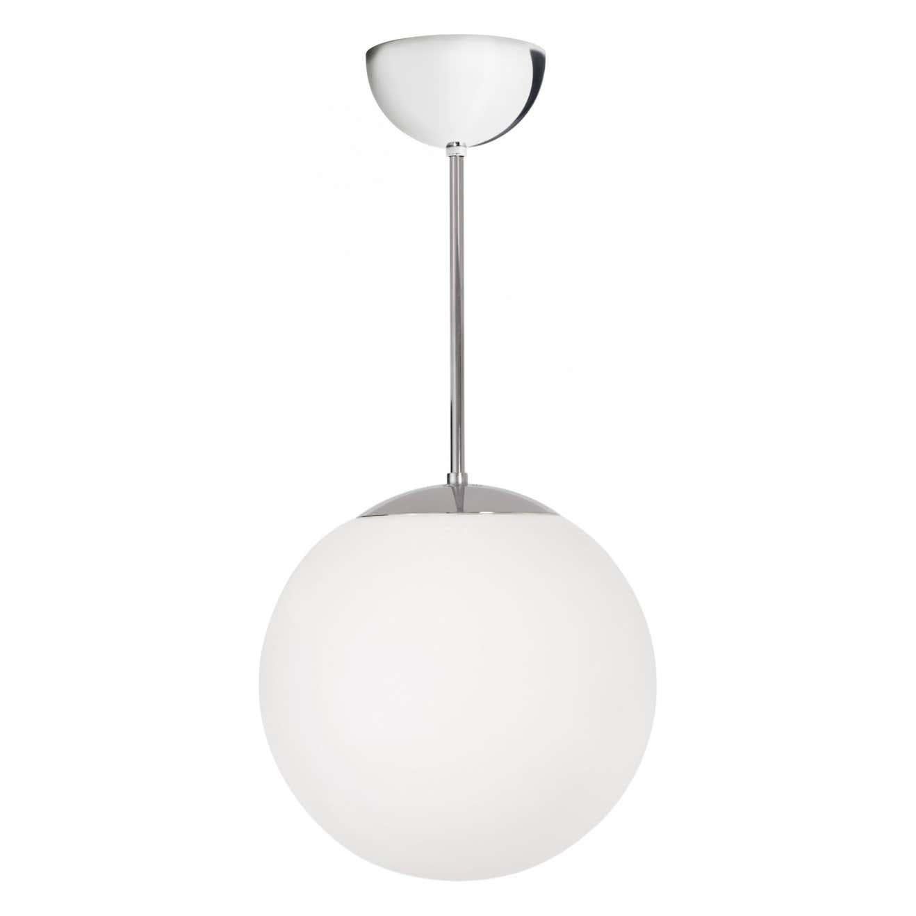 Contemporary Konsthantverk Glob Chrome D30 Ceiling Lamp For Sale