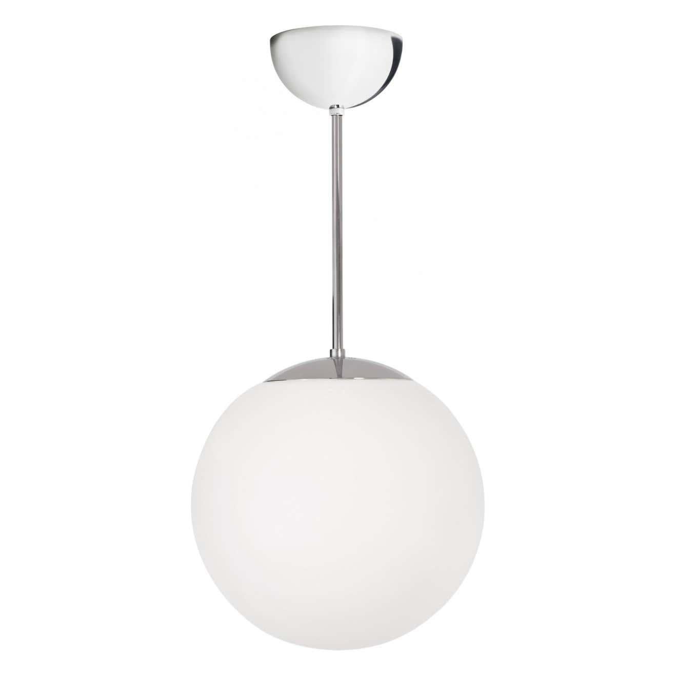 XXI secolo e contemporaneo Lampada da soffitto Glob Chrome D30 di Konsthantverk in vendita