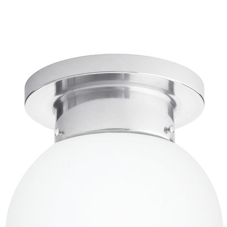 Scandinavian Modern Konsthantverk Globe D20 Aluminum Ceiling Lamp For Sale