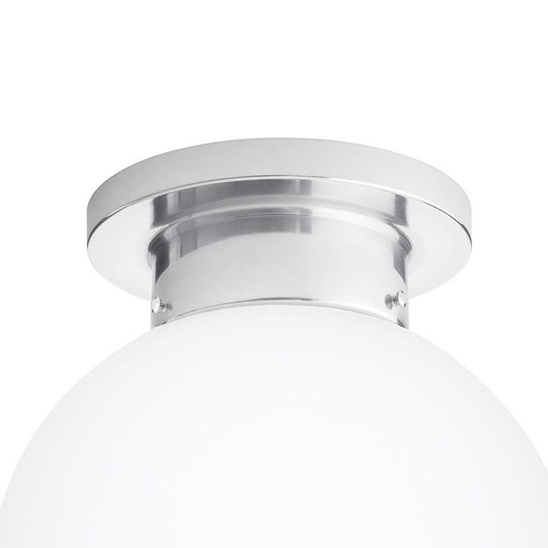 Scandinavian Modern Konsthantverk Globe D25 Aluminum Ceiling Lamp For Sale