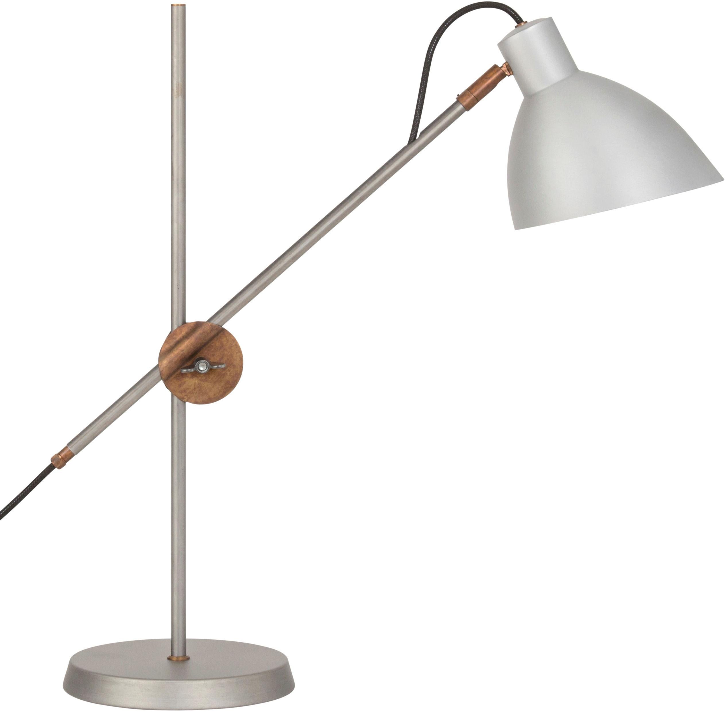 Swedish Konsthantverk Iron Table Lamp Kh#1 For Sale