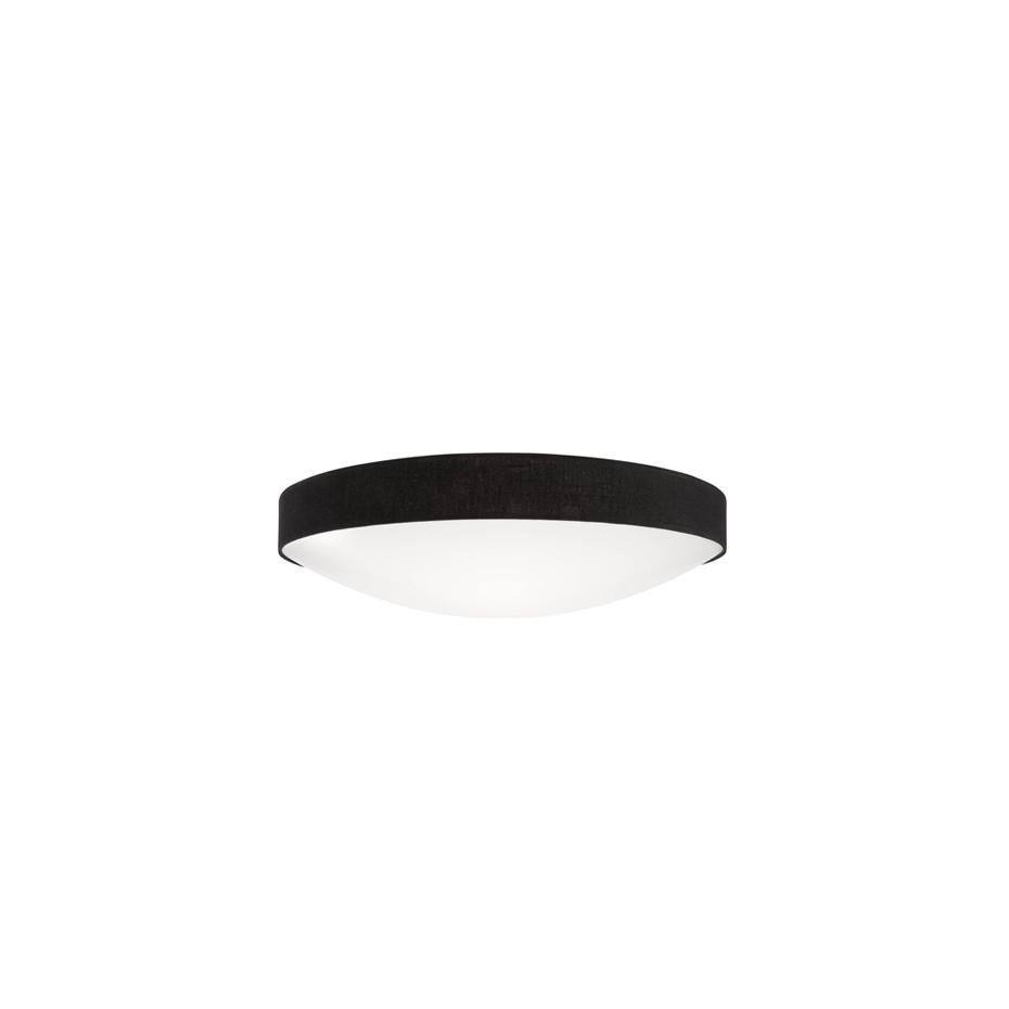 Scandinavian Modern Konsthantverk Kant Black D45 Ceiling Lamp For Sale