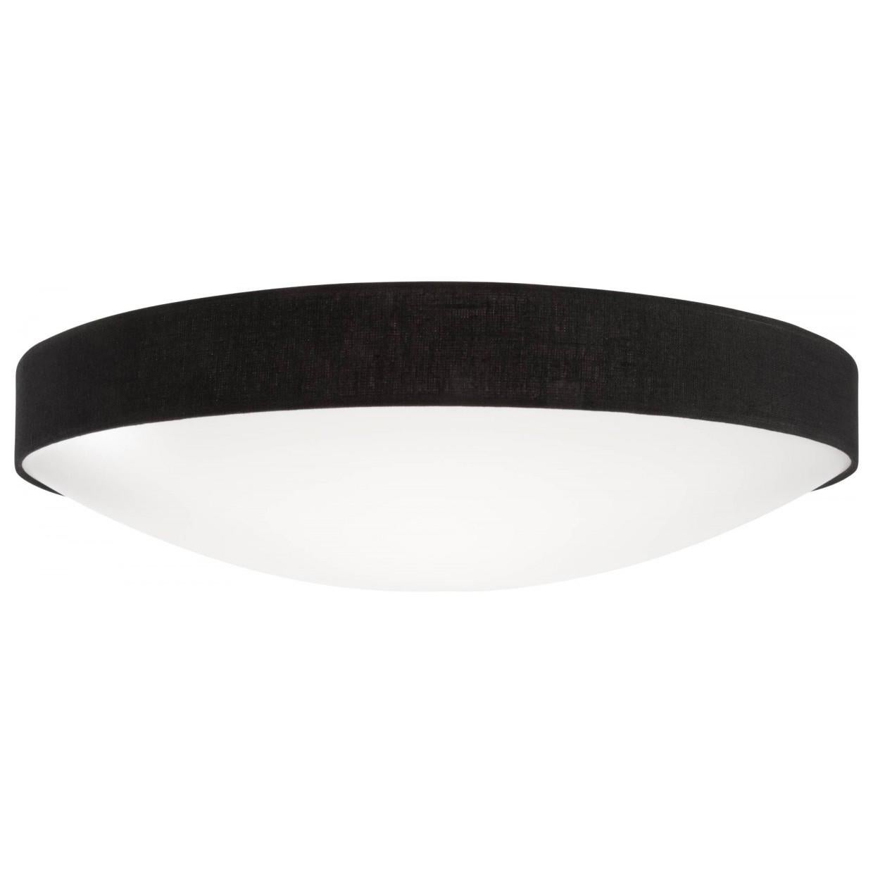 Swedish Konsthantverk Kant Black D55 Ceiling Lamp