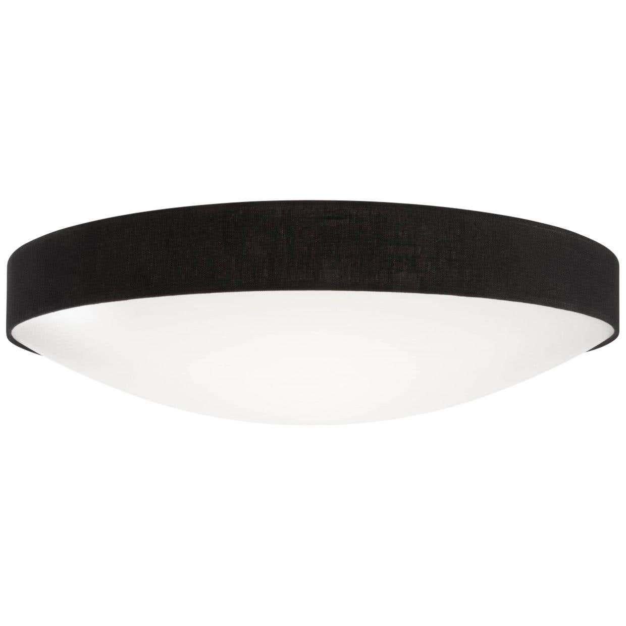 Contemporary Konsthantverk Kant Black D55 Ceiling Lamp For Sale