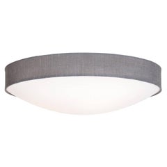 Konsthantverk Kant Ceiling Lamp: Textile & Opal Acrylic, Modern Design