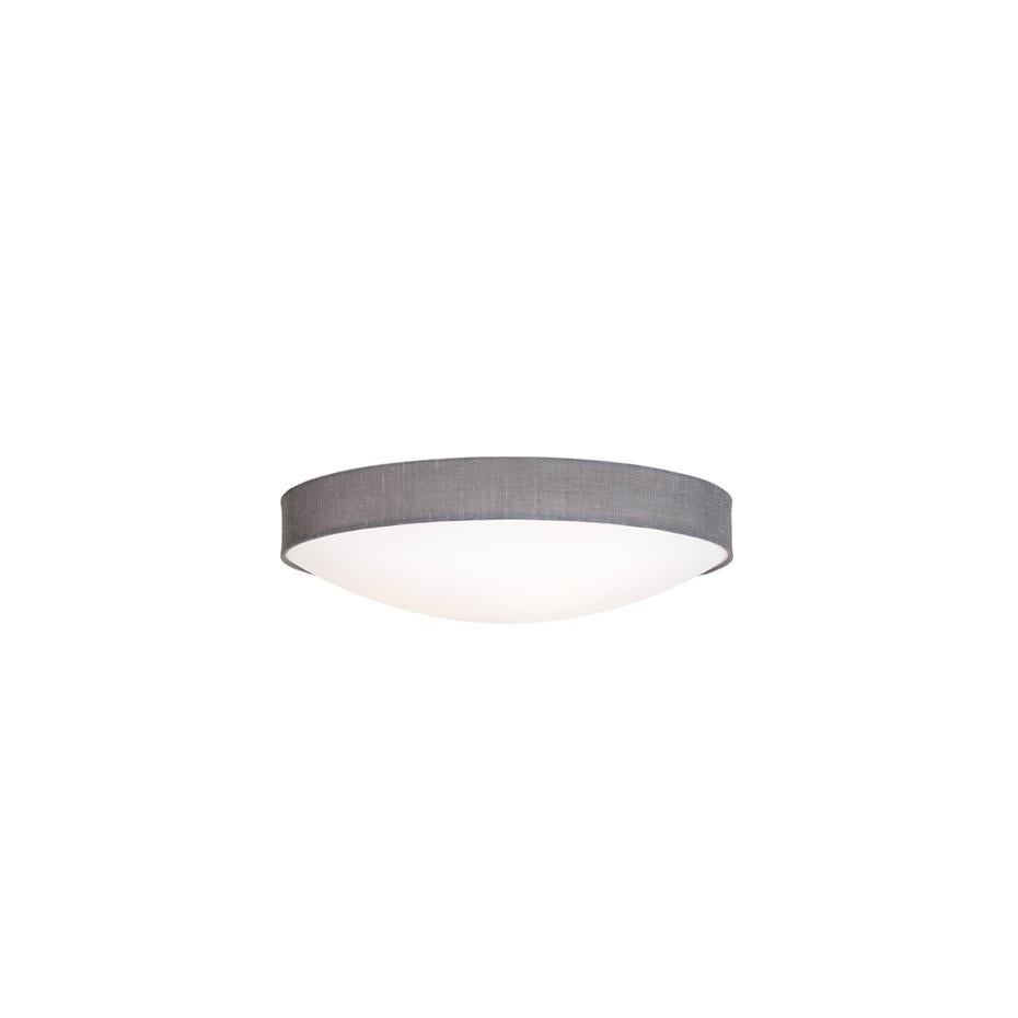 fabric flush mount light fixture